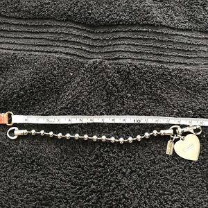 Coach silver bracelet